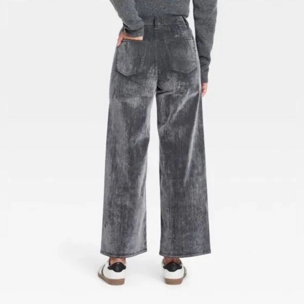 Universal Thread Gray velour Sailor Wide Leg Pants - Size 8R - Picture 11 of 11